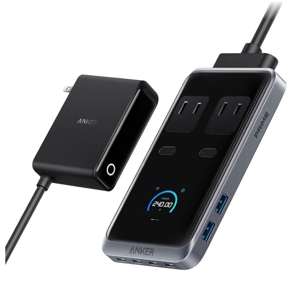 【新品未開封】 Anker Prime Charging Station (8-in-1, 240W) iPhone Galaxy Android スマートフォン MacBook ノートPC 各種 その他機器対応 ブラック