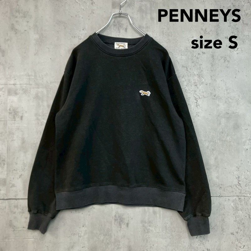 PENNEYS The Fox bespoke sweatshirt small size long sleeve crew neck fox one point embroidery logo patch classic popular casual street trainer top for men and women ■◇◇■