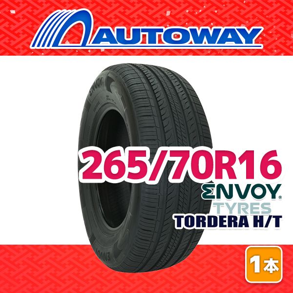 【AUTOWAY】 新品 265/70R16 サマータイヤ ENVOY TORDERA H/T 16インチ １本売り 夏タイヤ オートウェイ