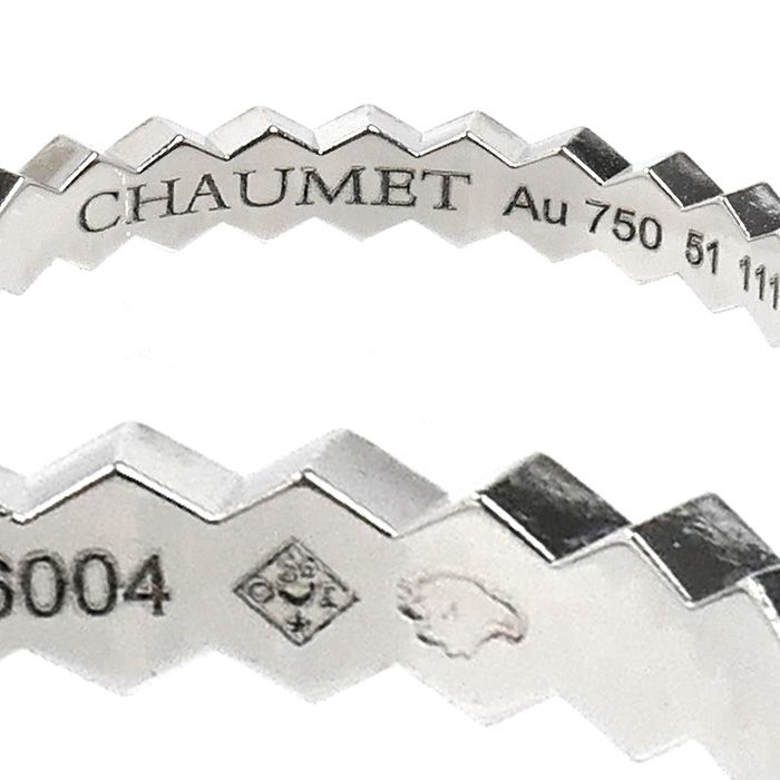 Chaumet ショーメ K18WG ホワイトゴールド ビーマイラブ ダイヤ リング