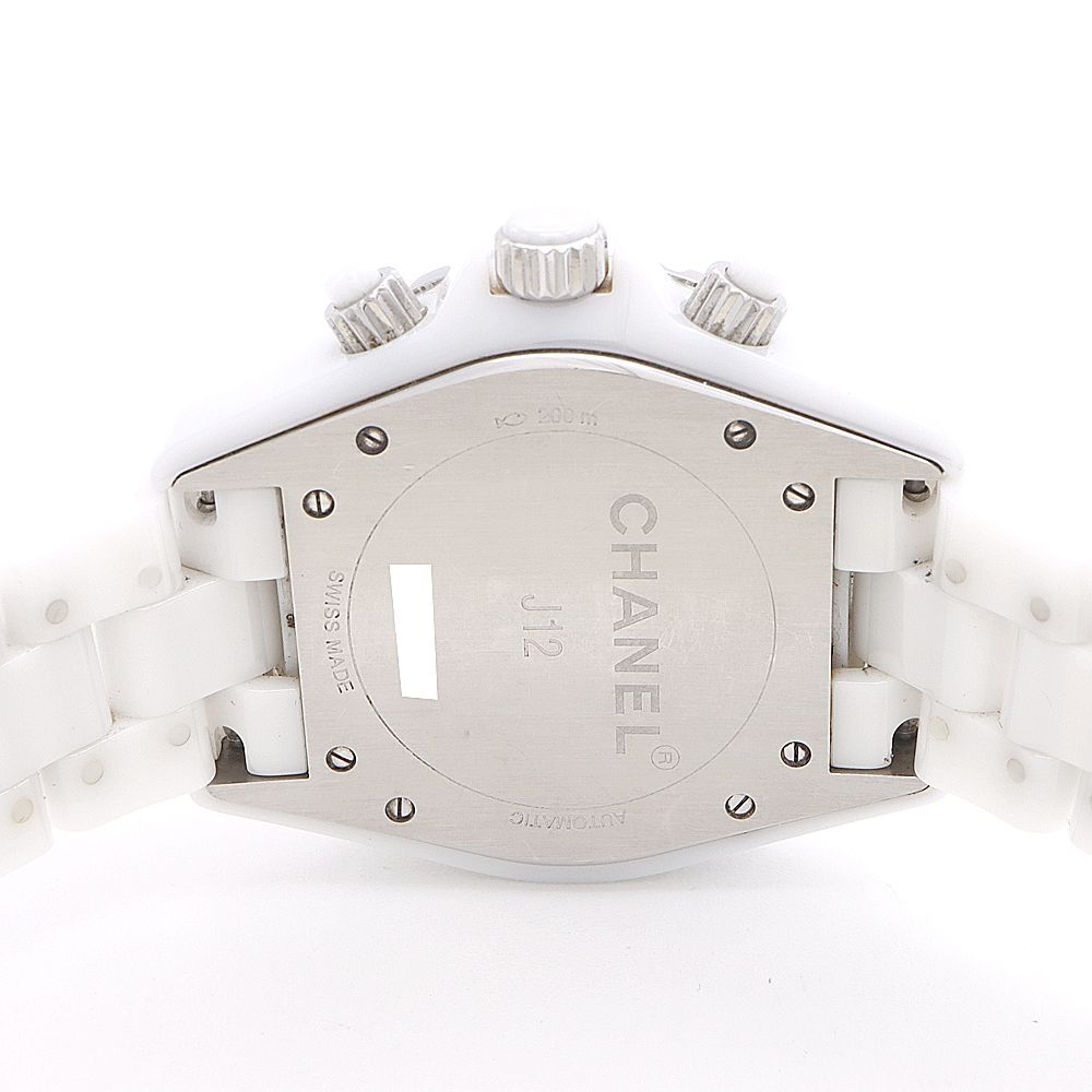 CHANEL シャネル J12 41mm クロノグラフ 2重ダイヤベゼル H2009 