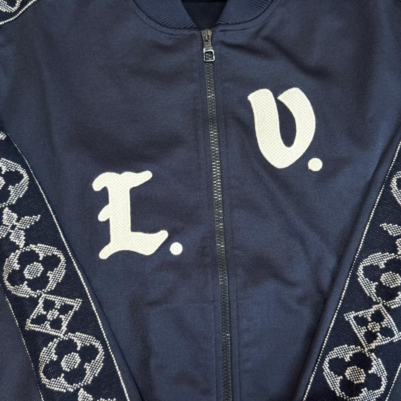 国内正規 LOUIS VUITTON LVフラワーバンドトラックジャケット ブルゾン