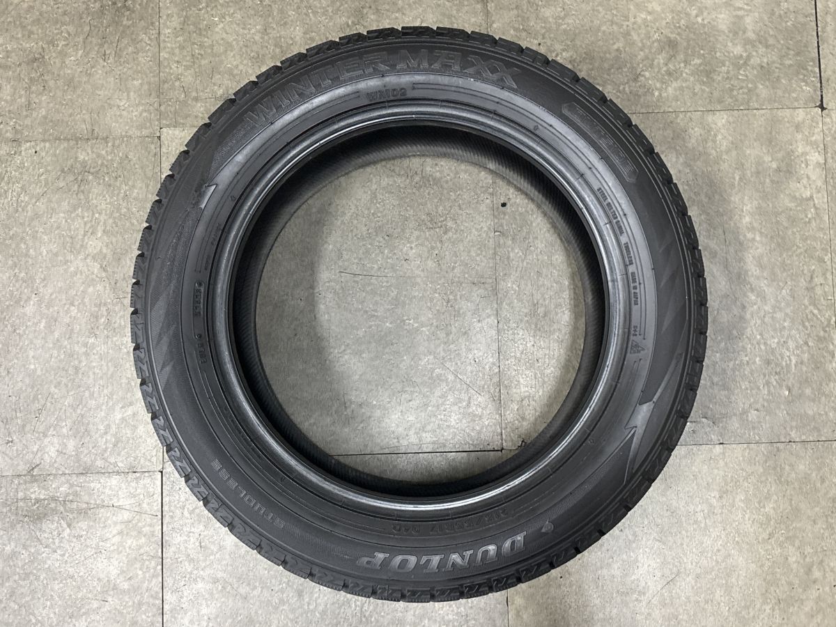 売約済　新車外し★215/55R17　ダンロップ　安心の国産　オデッセイ　エスティマ　カムリ　クラウン　ヴェゼル　4本価格 バリ溝】ダンロップ ウィンターマックス WM02 215/55R17 4本セット