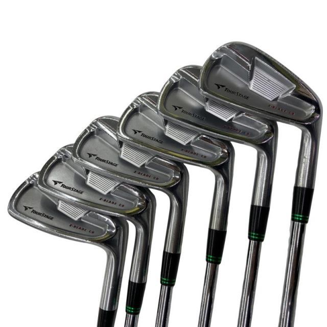 【中古】 ブリヂストン TOURSTAGE X-BLADE CB(2008) 6S アイアンセット IR リシャフト (フレックスその他) メンズ 男性用 右利き 右用 Cランク ゴルフクラブ