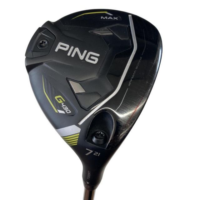【中古】 ピン G430 MAX 7W フェアウェイウッド FW PING TOUR 2.0 CHROME 65(FW) (フレックスS) メンズ 男性用 右利き 右用 Cランク ゴルフクラブ