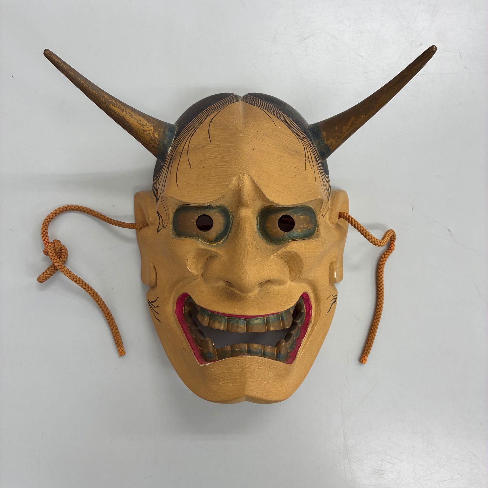 ★般若 能面 木製 魔除け 厄除け