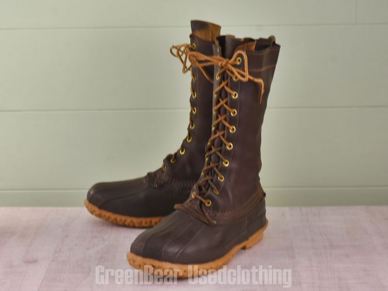 E772 USA製 L.L.Bean ビンテージ ビーンブーツ 筆記体タグ 70's ワイズ