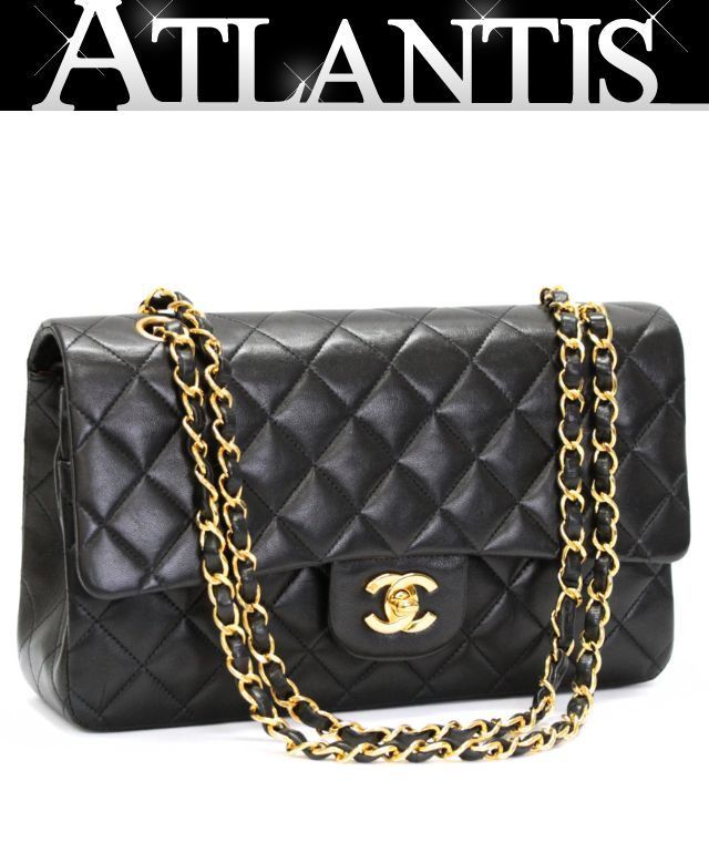 シャネル CHANEL マトラッセ25 ダブルフラップ チェーンショルダー
