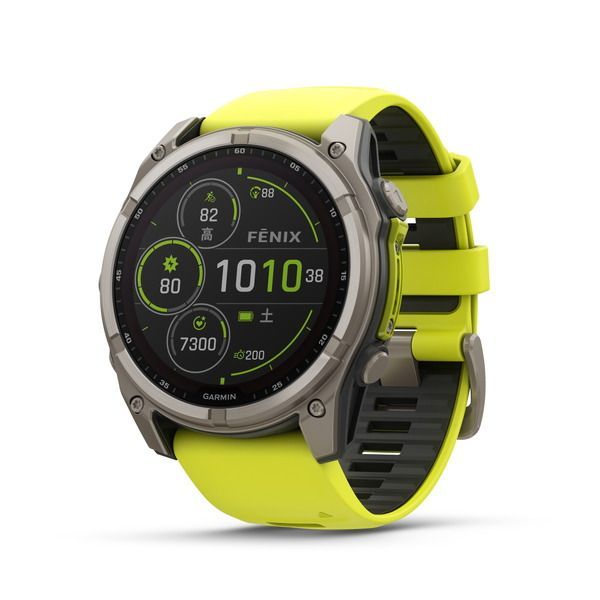 新品 未使用 ガーミン スマートウォッチ ウェアラブル 時計 GARMIN fenix 8 Sapphire Dual Power 51mm Amp Yellow リファレンス 010-02907-51 スマートウォッチ 6426204