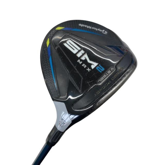 【中古】 テーラーメイド SIM2 MAX 5W フェアウェイウッド FW TENSEI BLUE TM50(SIM2 FW) (フレックスS) メンズ 男性用 右利き 右用 Cランク ゴルフクラブ