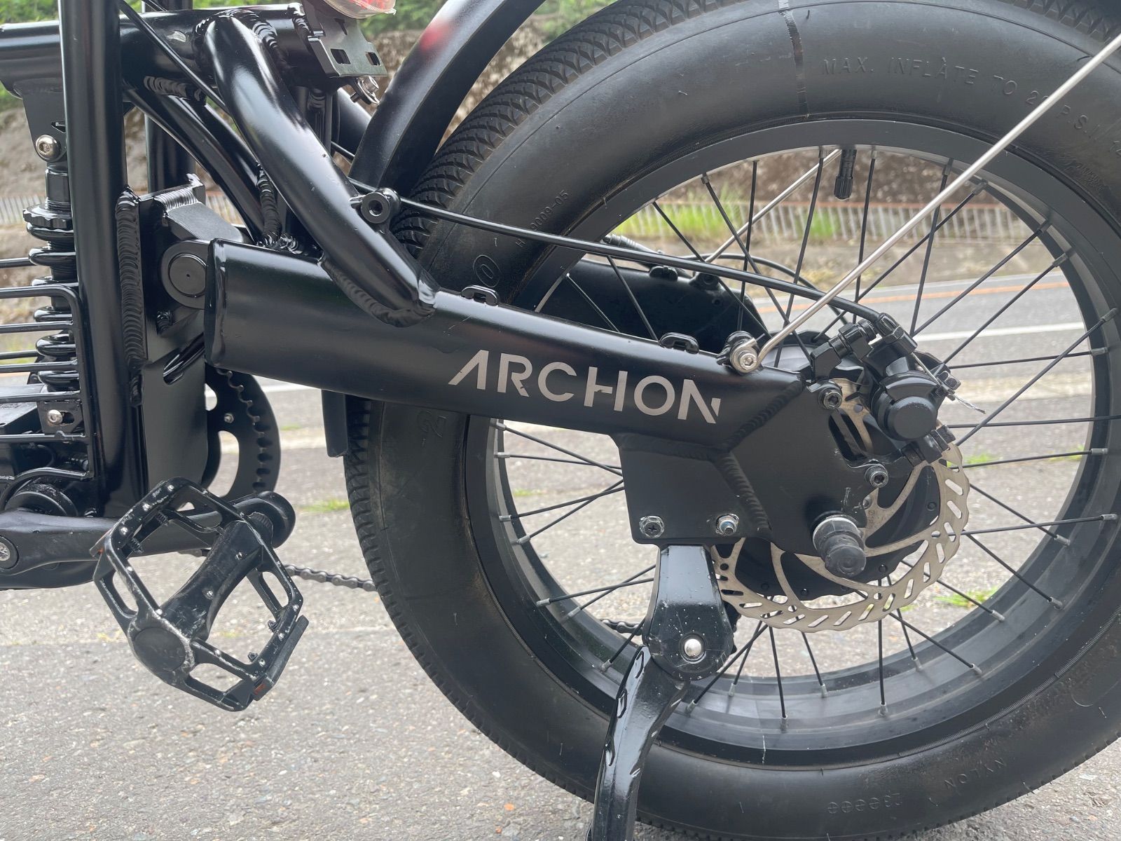 0245【動作確認済】送料無料 ARCHON ディスク式 MTB 電動アシスト