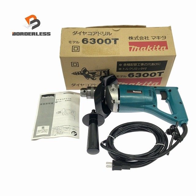 ☆極美品☆makita マキタ 100V ダイヤコアドリル 6300T コード式 ダイヤモンドコアドリル コアードリル 穴あけ130125