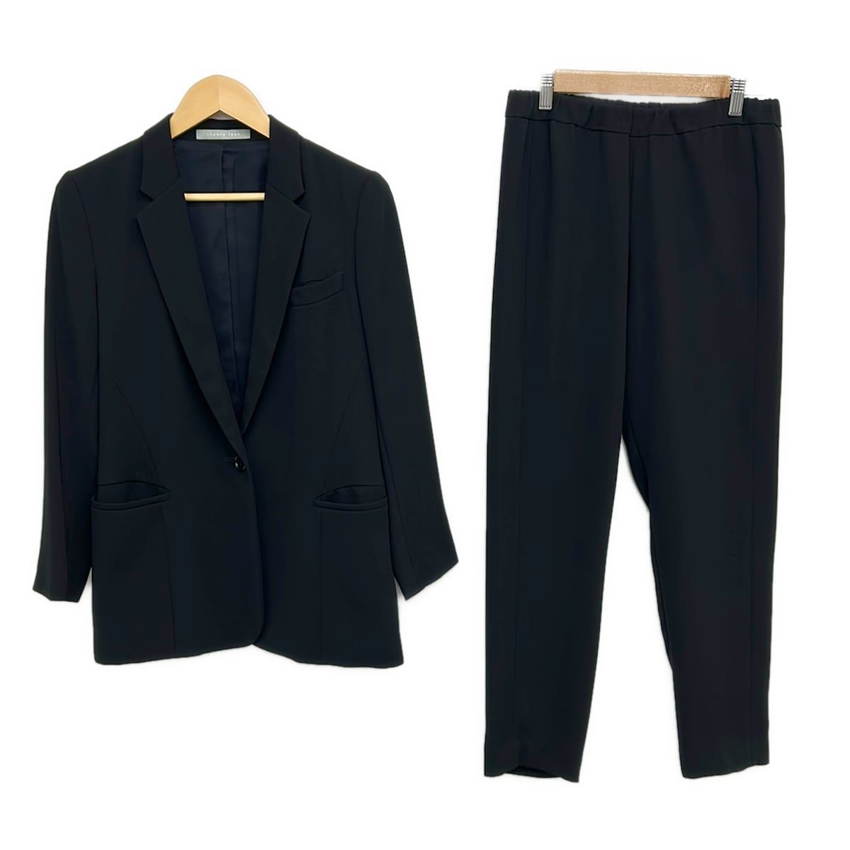 theory luxe(セオリーリュクス) レディースパンツスーツ レディース - 黒 ウエストゴム
