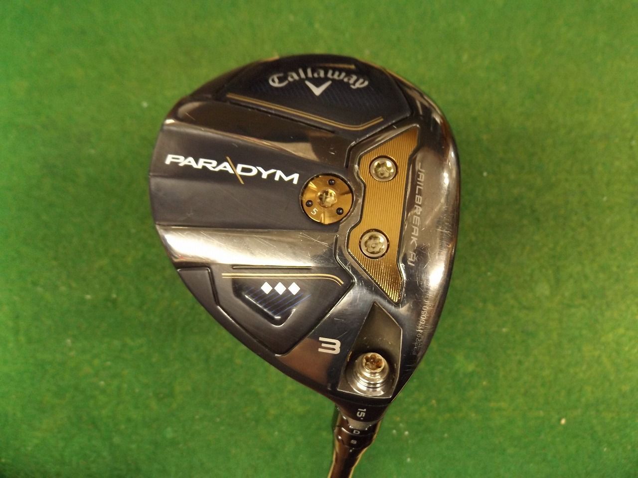2902 PARADYM TripleDiamond 3W 15° TENSEI 55 for cw S カバー有 キャロウェイ パラダイム トリプル フェアウェイウッド .027549