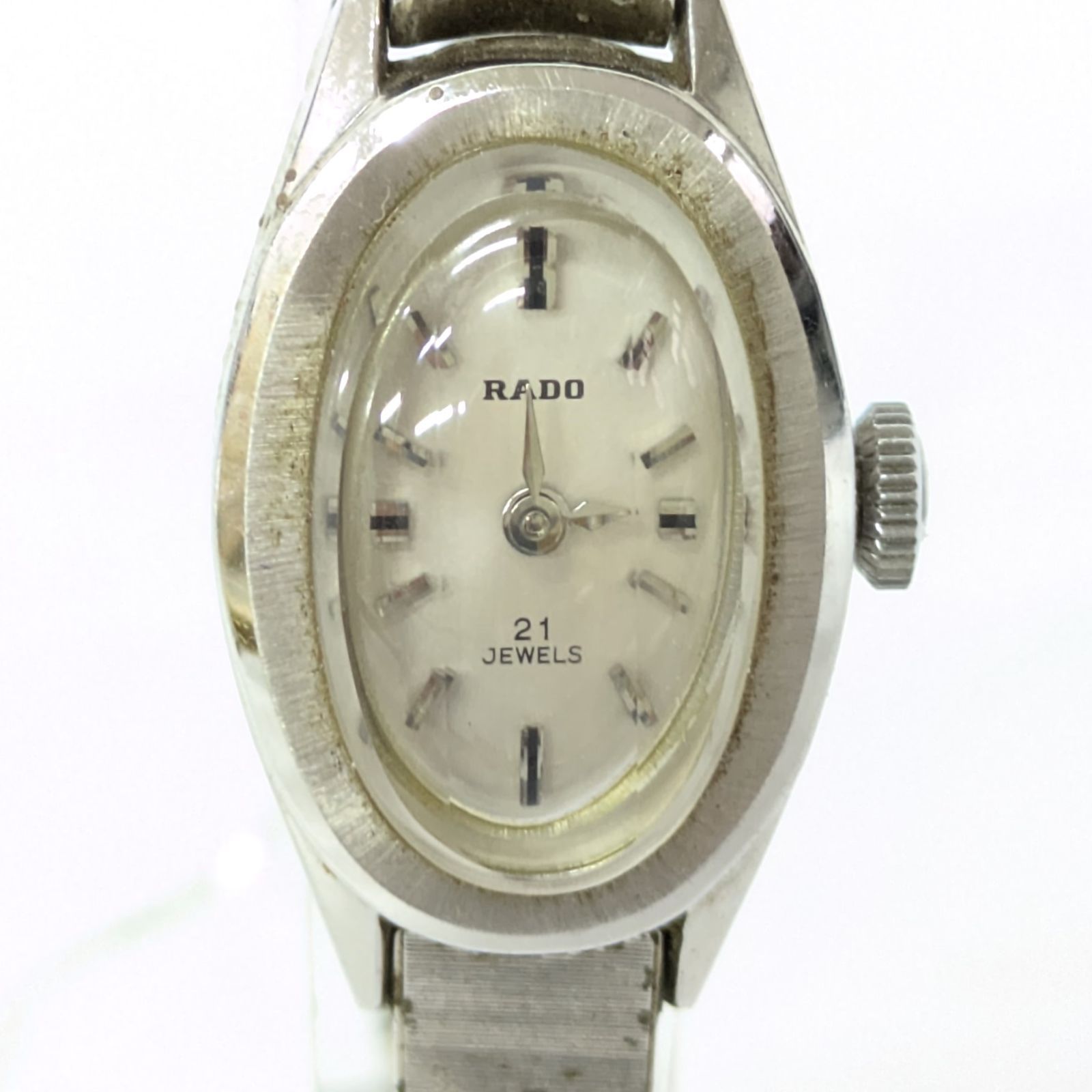 RADO ラドー K14WG ホワイトゴールド 腕時計 585 vintage 希少 14金無垢 ラドー 腕時計 K14WG 585刻印 アンティーク 手巻き 21石