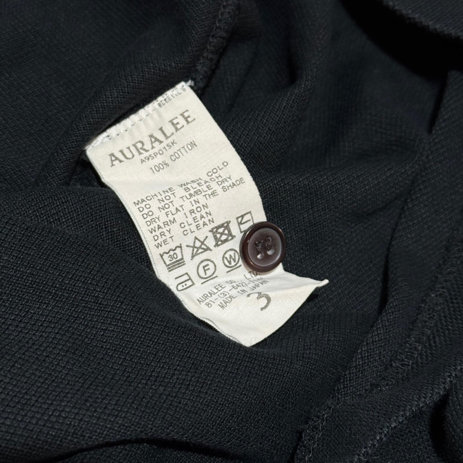 AURALEE 19SS SUPER SOFT PIQUE BIG POLO スーパーソフトピケビッグ