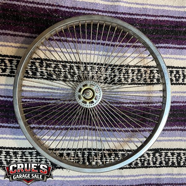 現品限り アウトレット LOWRIDER 20inch FAN FRONT WHEEL 72 SPOKE