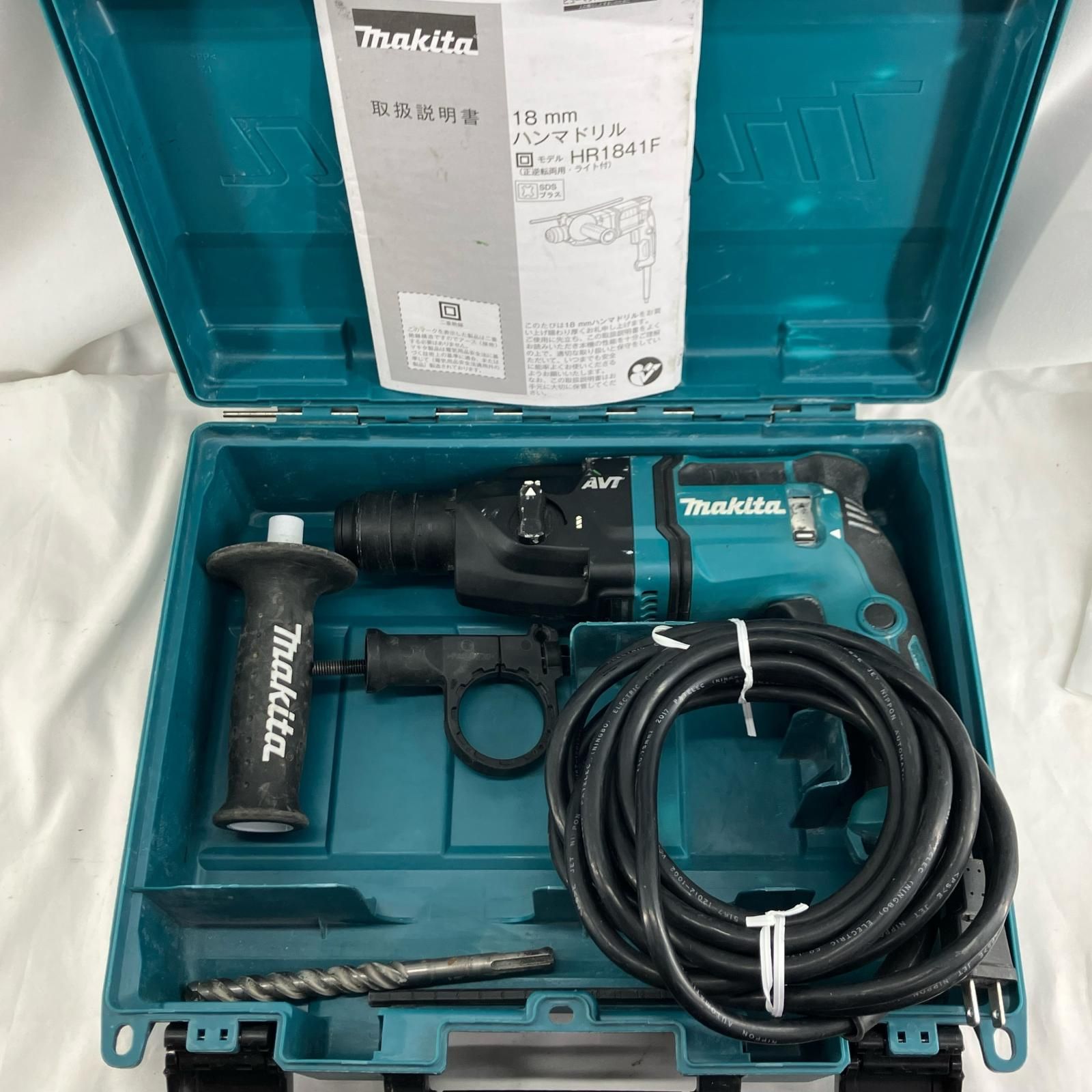 工具 ハンマドリル MAKITA HR1841F ブルー 18mm 100v　ケース付