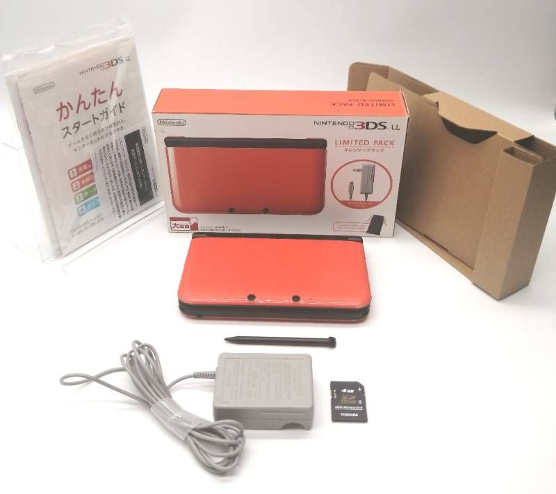 美品！Nintendo 3DS LL LIMITED PACK オレンジ×ブラック
