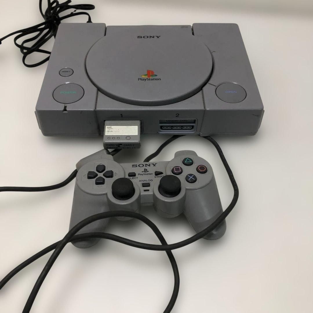 SONY プレイステーション SCPH-7000 木更津工場製 MADE IN JAPAN 本体 メモリーカード アナログコントローラー 動作確認済 ゲーム機　　251112-4