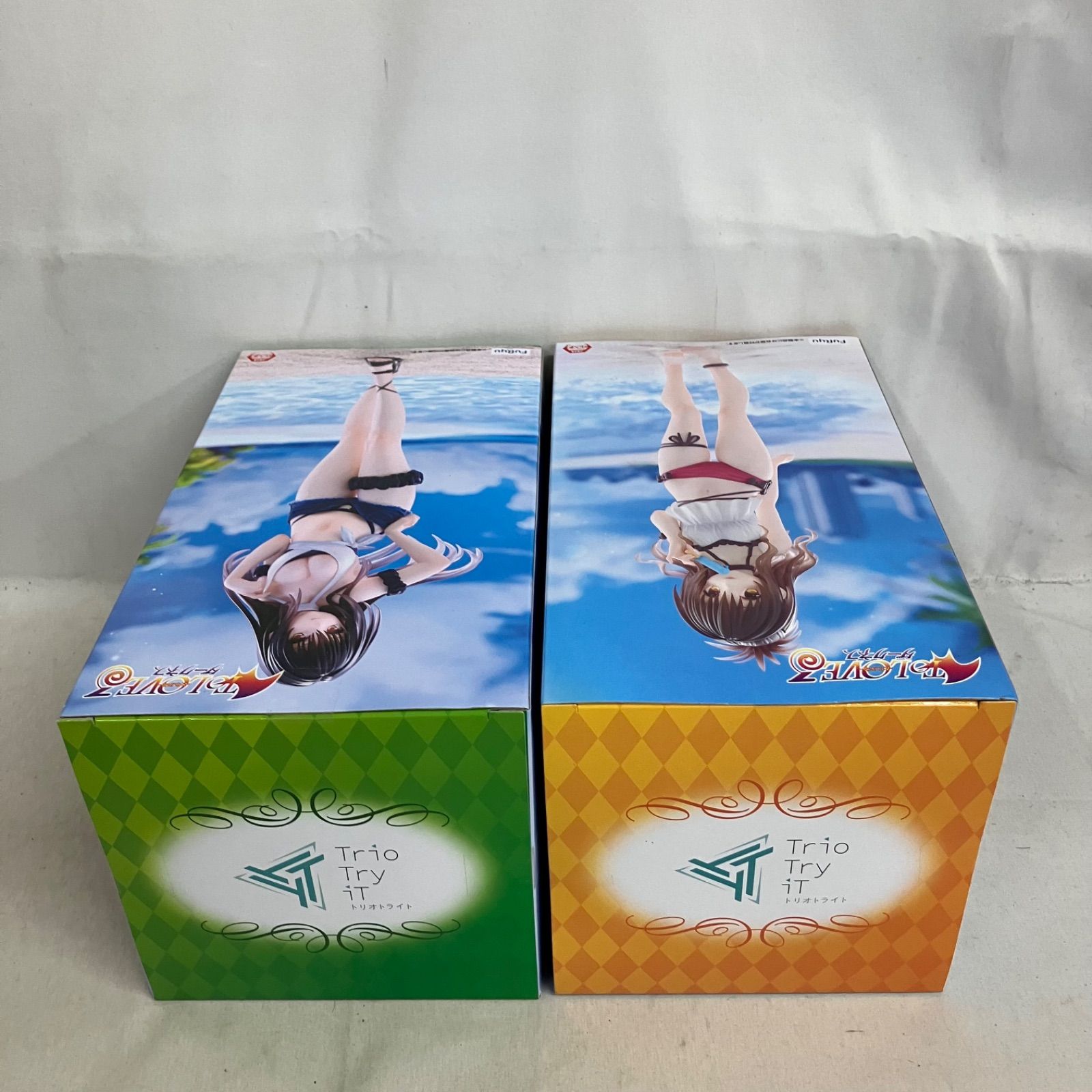 トレーディングカードセット ダークネス 古手川唯 結城美柑 未開封 To LOVEる ダークネス Trio-Try-iT Figure 古手川唯 結城美柑