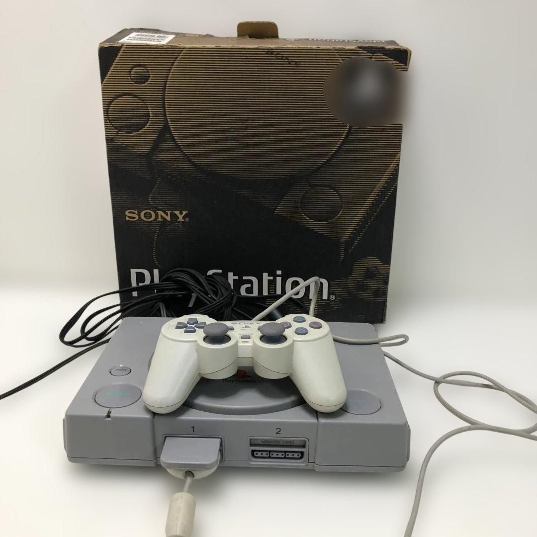 SONY プレイステーション 初代 SCPH-1000 木更津工場製 MADE IN JAPAN 箱付き コントローラー メモリーカード 動作確認済 コレクター向け　251112-3