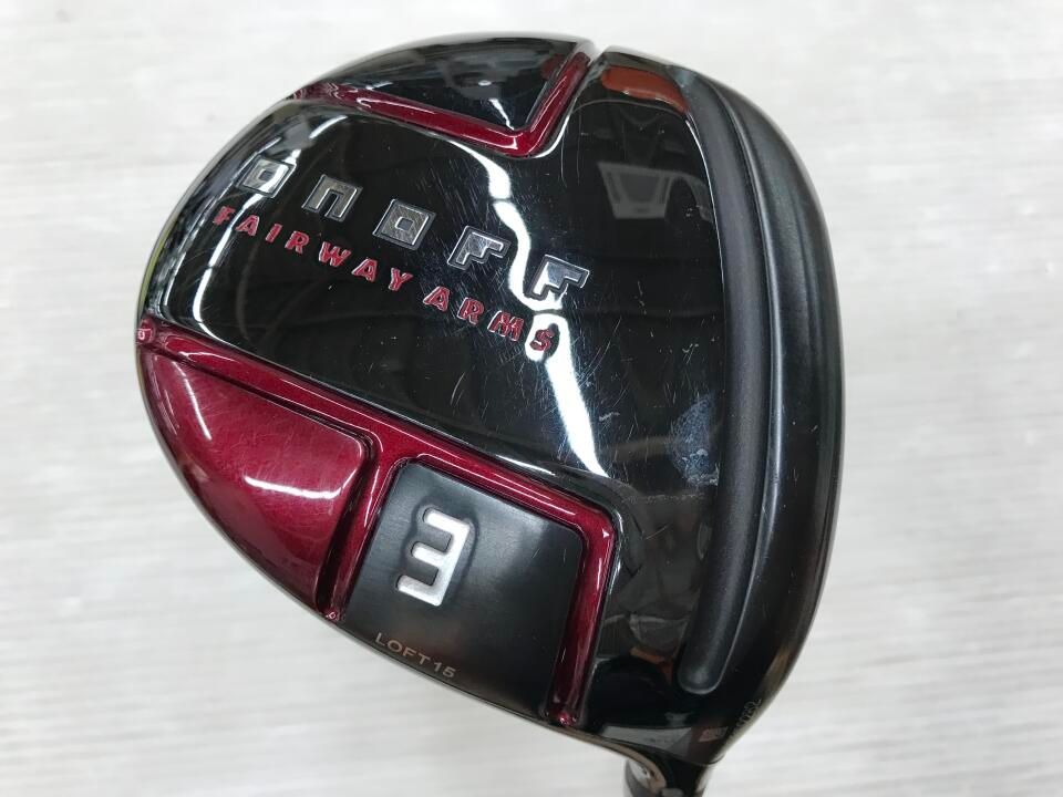 グローブライド　ONOFF FAIRWAY ARMS AKA 2022　15度　SMOOTH KICK MP-522F　Sフレックス　フェアウェイウッド　中古　ゴルフドゥ！成田美郷台店【最短即日発送】