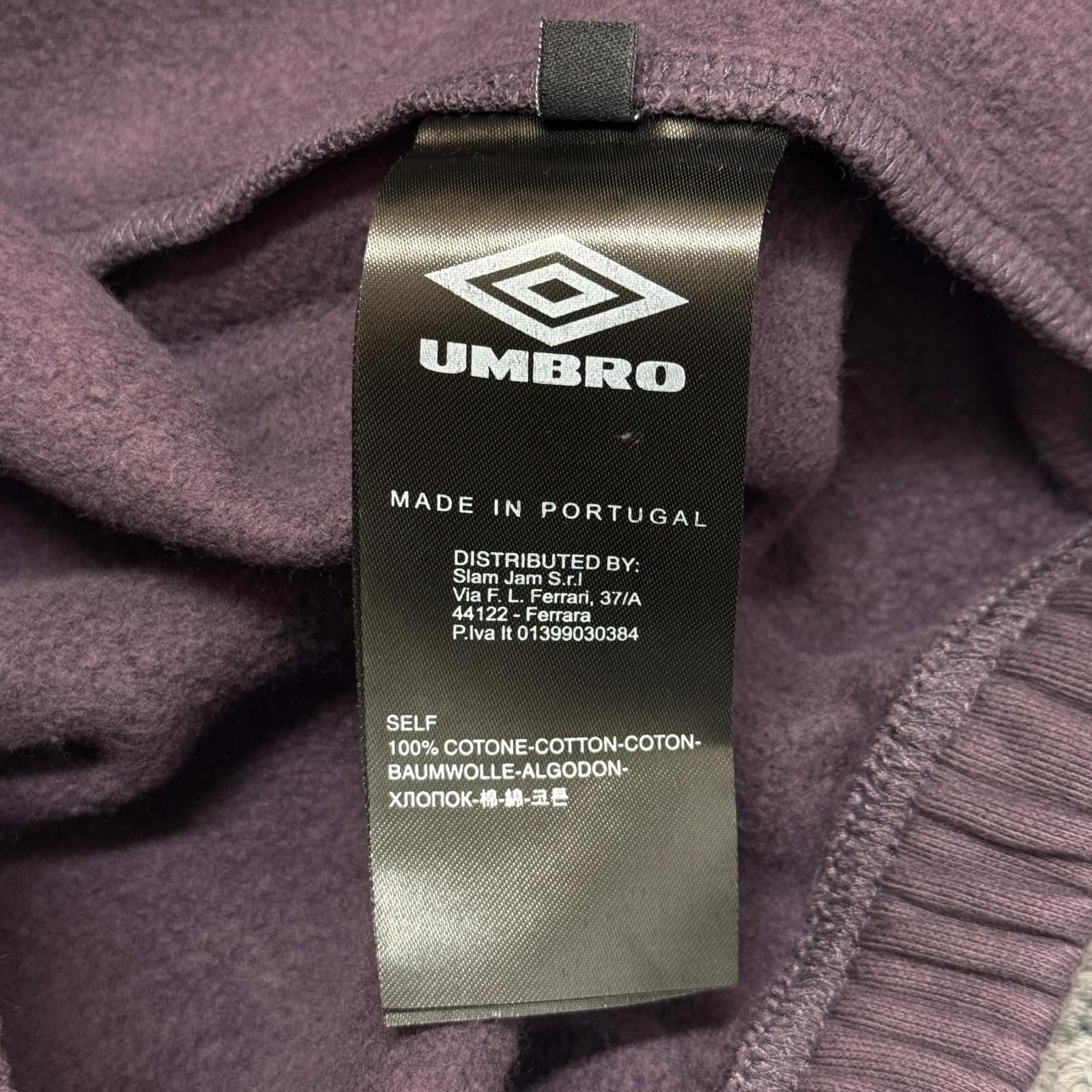 未使用 UMBRO × Slam Jam 24AW Og Logo Mask Hoodie ロゴマスク 