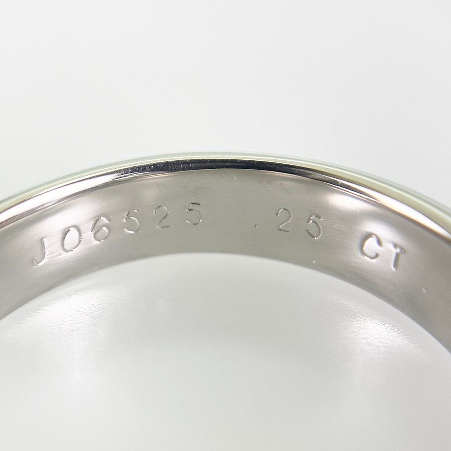 ティファニー TIFFANY&Co. ドッツ ソリティア Pt950 ダイヤモンド 8.5