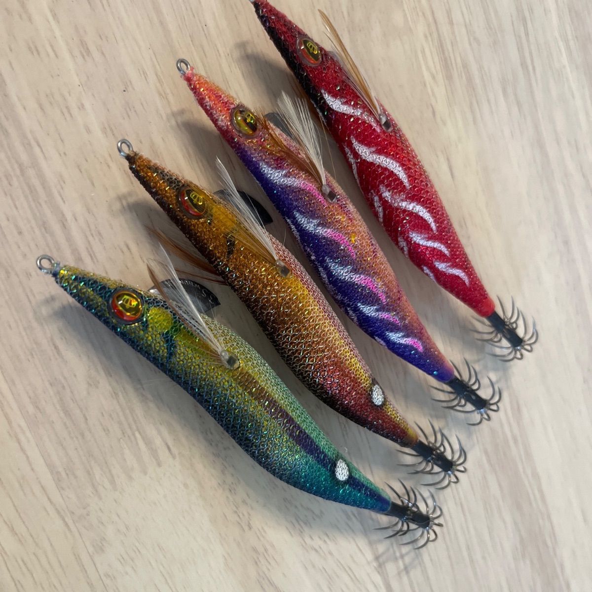 スクイッドマニア　餌木セット　3.5号　ウェーブハンター　18本 SQUID MANIA スクイッドマニア 3.5号 ウェーブハンター - メルカリ