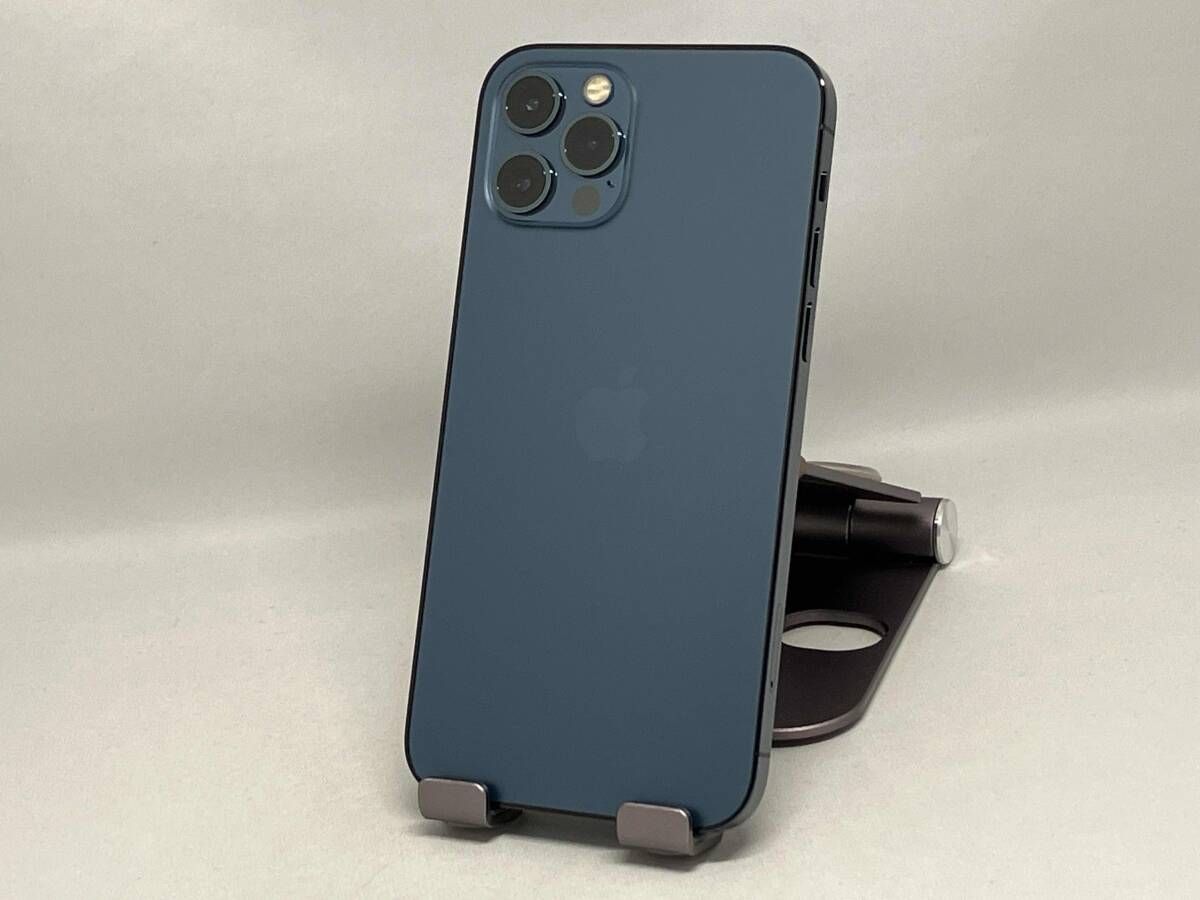 スマートフォン・携帯電話 Apple iPhone 12 青色 本体 ☆箱付属品有り