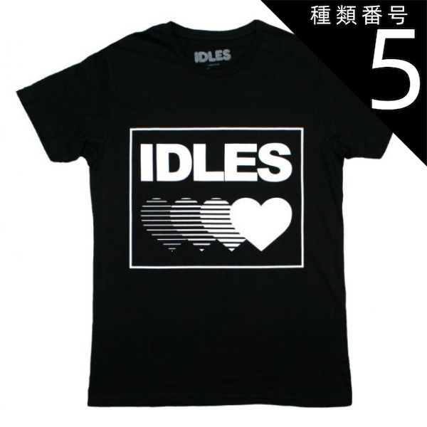 種類5：XX-Large Idles / Gradient Heart Tee (Black) - アイドルズ Tシャツ