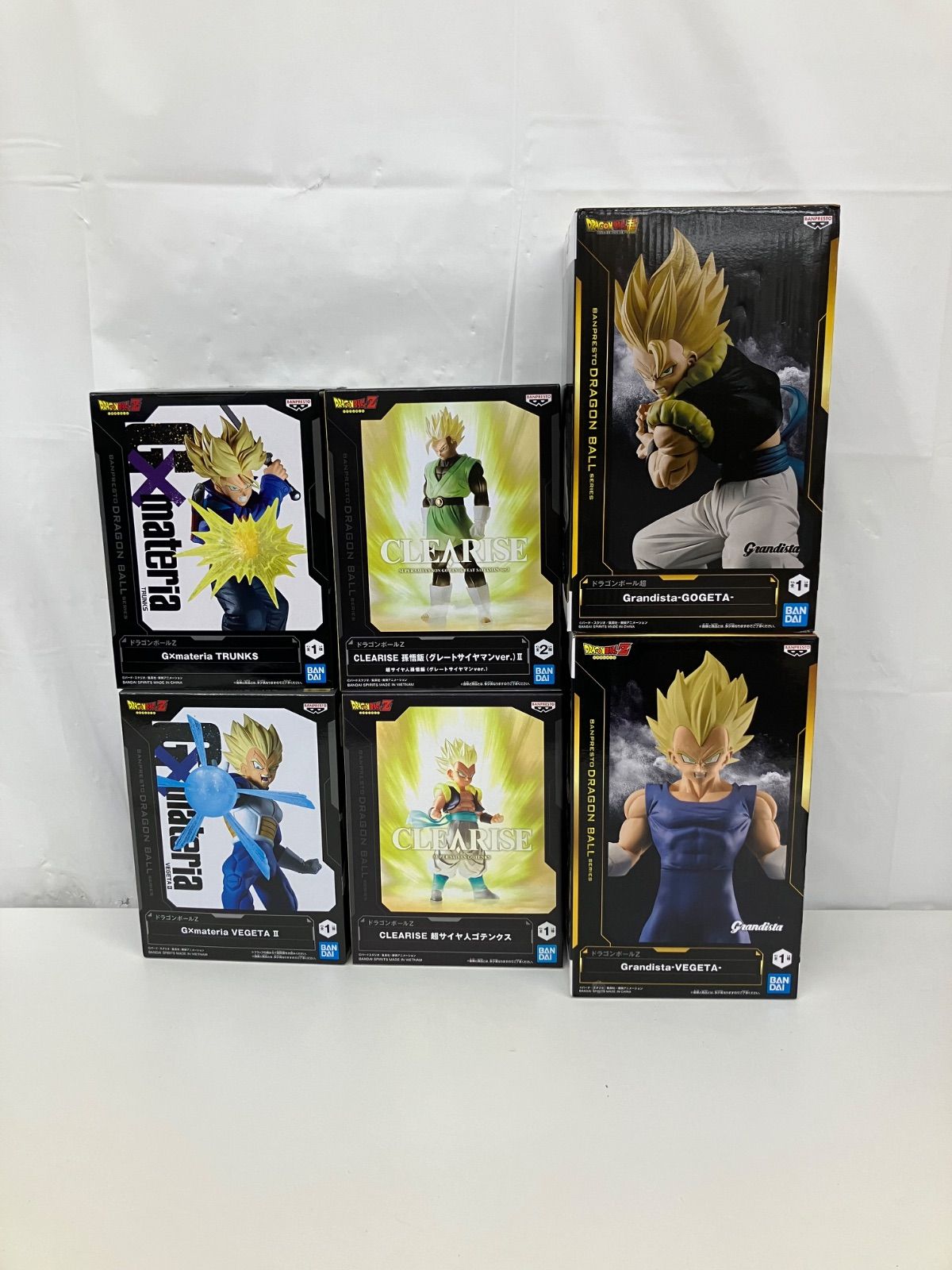 未開封 ドラゴンボール シリーズ Gmateria トランクス ベジータⅡ