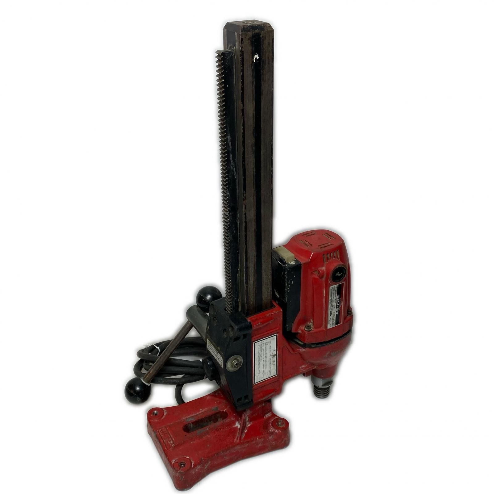 HOKKENコンセック コアドリル 本体のみ コード式 ビット径27㎜～120㎜ SPJ-5V レッド HOKKENコンセック コアドリル 本体のみ コード式 ビット径27㎜～120