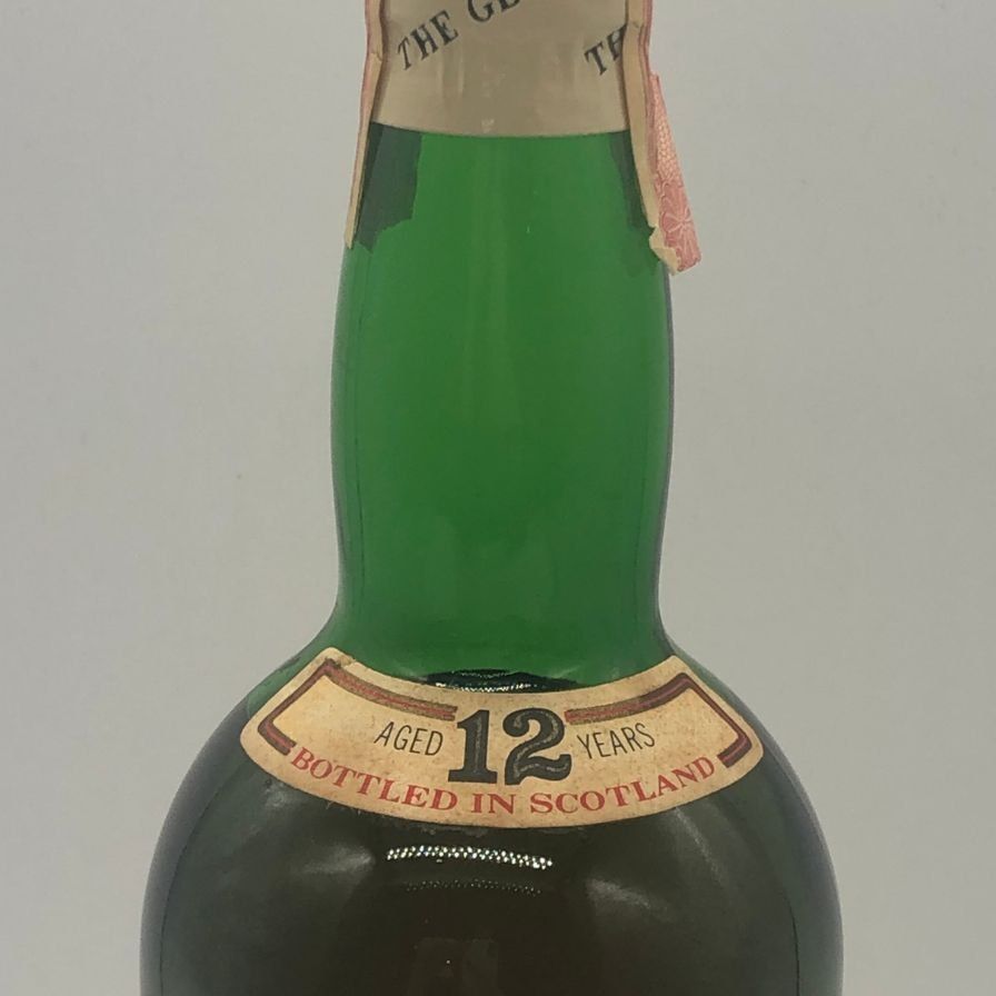 グレンリベット12年　スコッチウイスキー古酒　赤アザミ　特級　アンブレ表記 グレンリベット 12年 特級 アンブレンデッド 赤アザミ 旧ボトル【L2