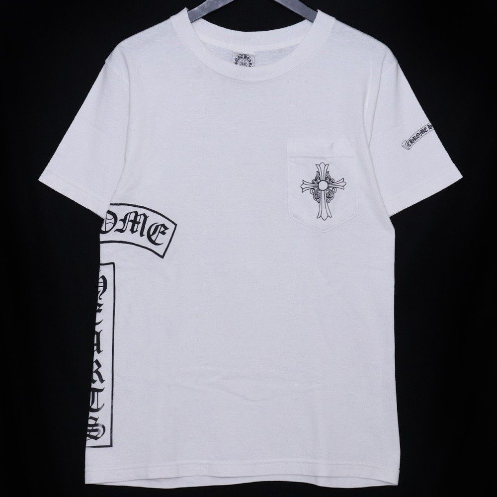 CHROME HEARTS オールド CHクロス Tバー Tシャツ Sサイズ ホワイト