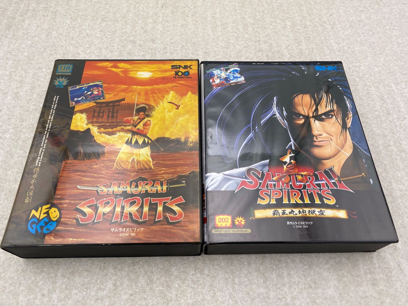 真サムライ スピリッツ ・ サムライ スピリッツ 【NEOGEO】 ソフト2点