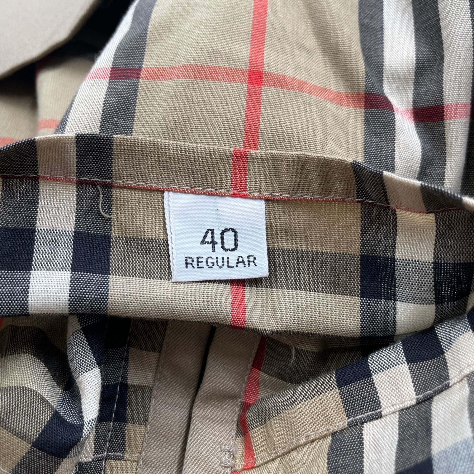 Burberry バーバリー ステンカラーコート ノバチェック ベージュ