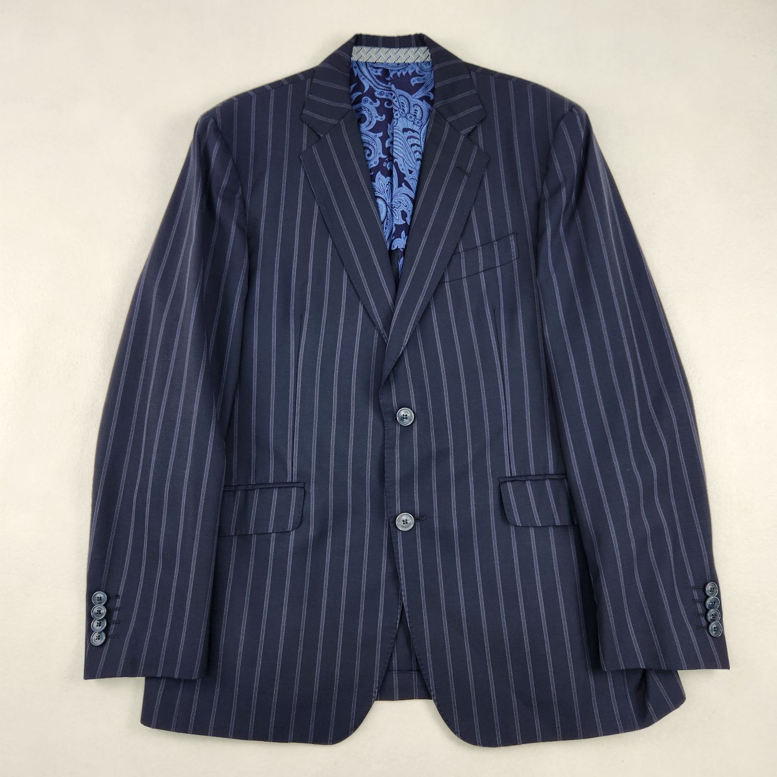 ETRO テーラードジャケット エトロ ペイズリー柄 大きいサイズ 52