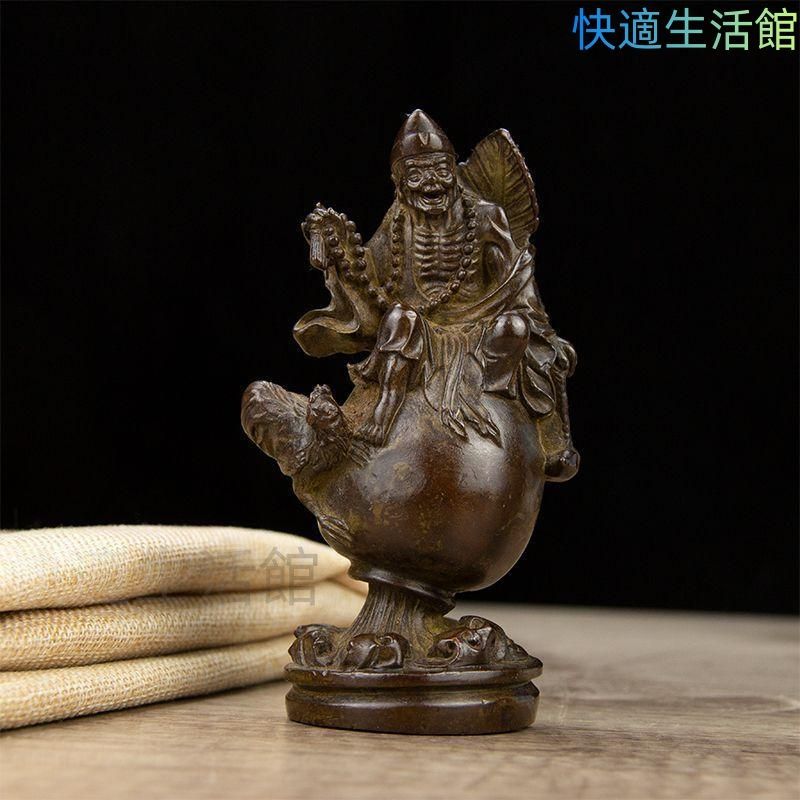 活仏済公仏像 銅器 装飾品 工芸品 美術品 dd0614