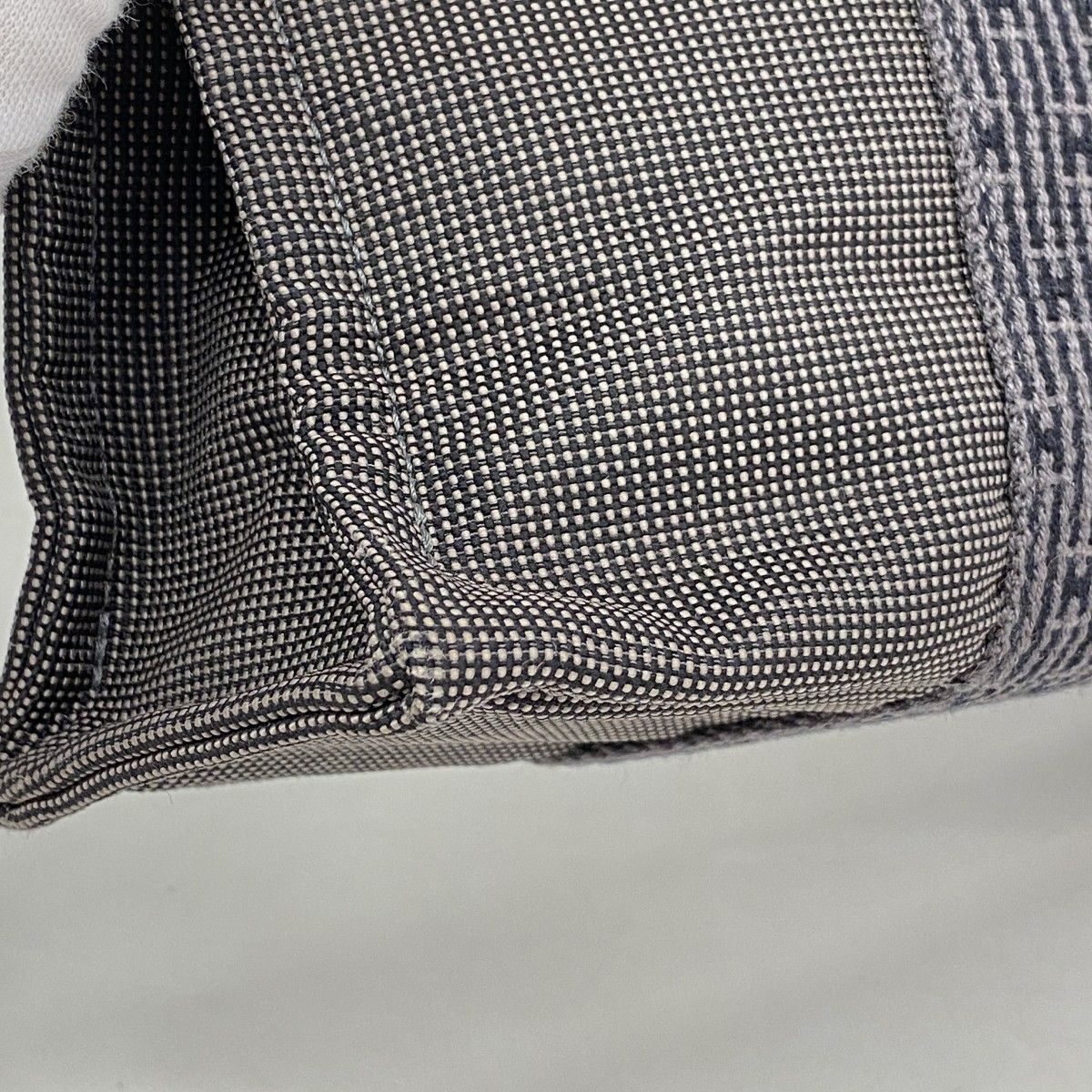 6fa1414-k】エルメス ハンドバッグ エールラインPM キャンバス グレー