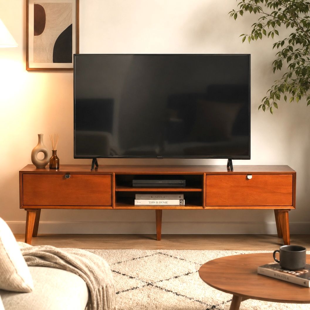 新品 北欧 テレビボード L リビングボード ラック テレビ台 TV 棚 テレビ台 幅150cm 北欧 ヴィンテージ マホガニー材 完成品 収納家具 テレビボード テレビラック TV台 おしゃれ モダン 高級感 木製 収納 棚 ミッドセンチュリー