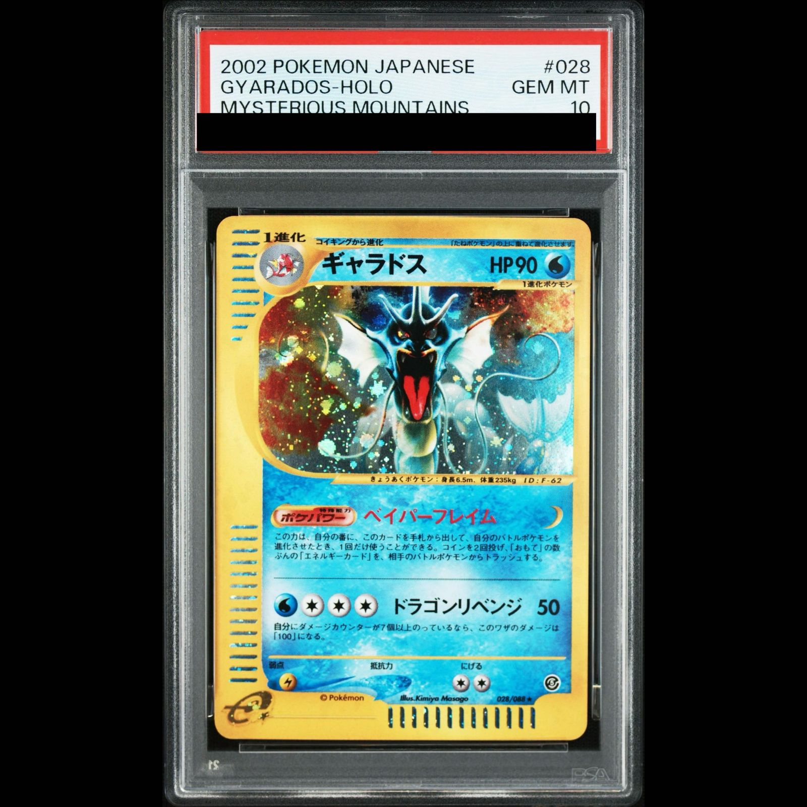PSA10】ギャラドス キラ アンリミ カードe ☆ 028/088 1枚 - メルカリ