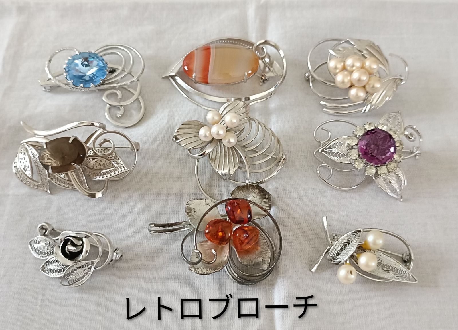 昭和レトロ ブローチまとめ売り N142 - メルカリ