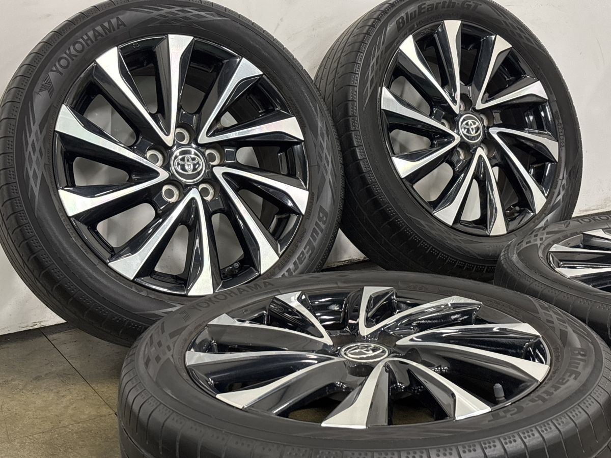 美品】トヨタ 90系 ノア 純正 17in 6J +40 PCD114.3 ヨコハマ ブルー 