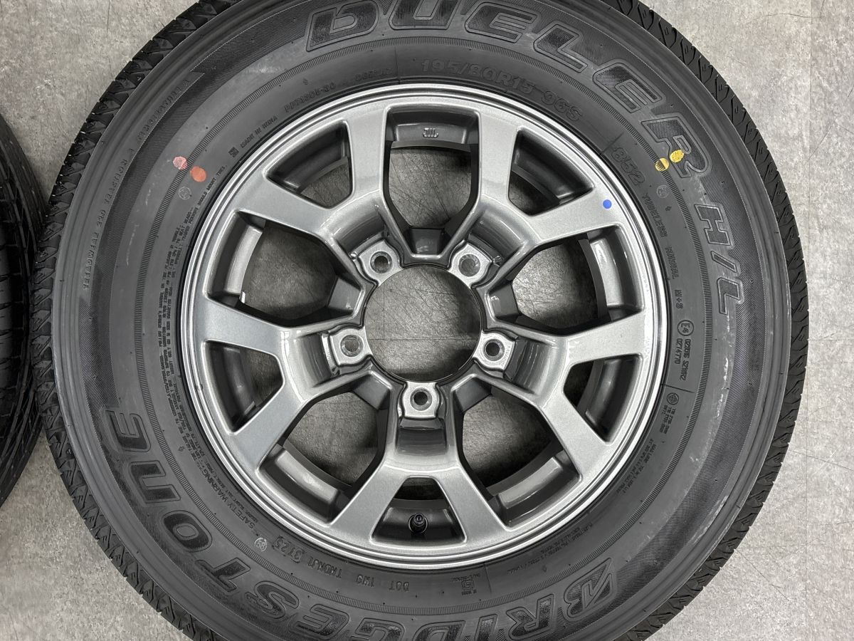 2025年製 バリ溝 美品】スズキ ジムニーノマド 純正 15in 5.5J +5