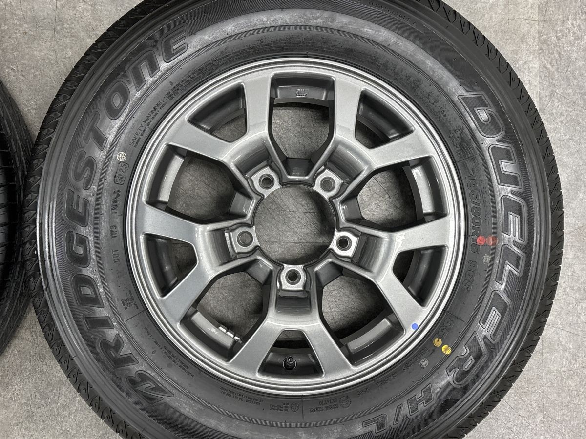 2025年製 美品 バリ溝】スズキ ジムニーノマド 純正 15in 5.5J +5