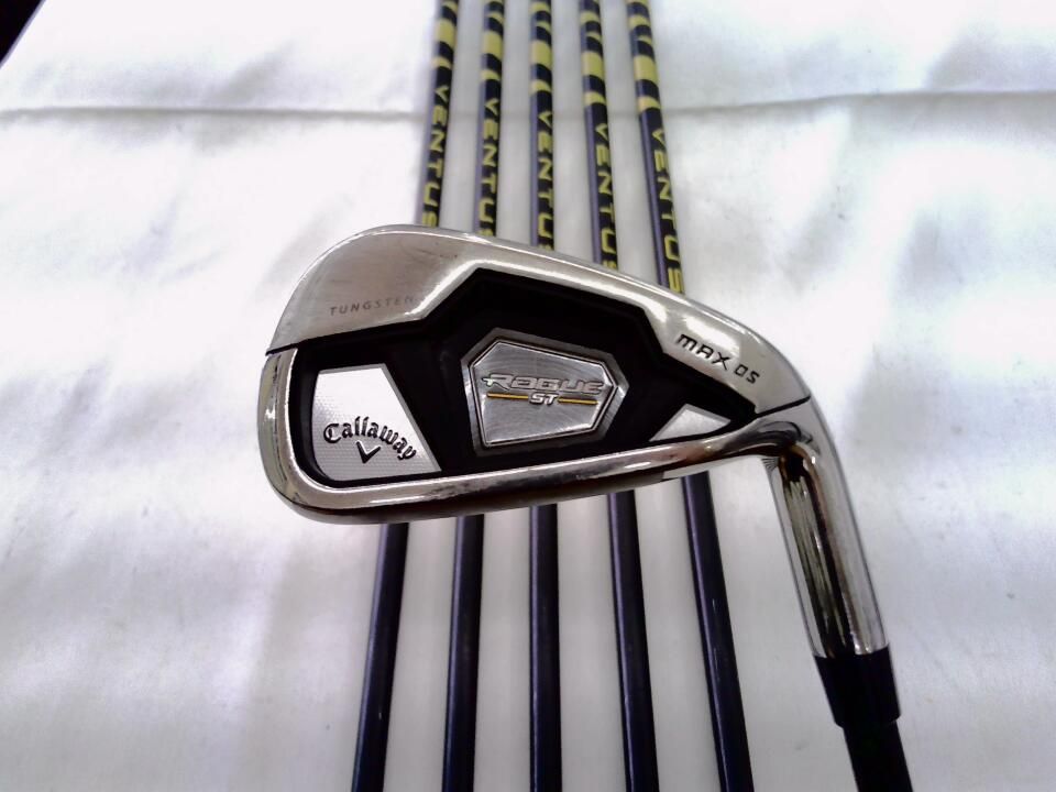 キャロウェイ　ROGUE ST MAX OS　VENTUS 5 for Callaway　Rフレックス　アイアンセット　中古　ゴルフドゥ！湘南茅ヶ崎R1号店【最短即日発送】