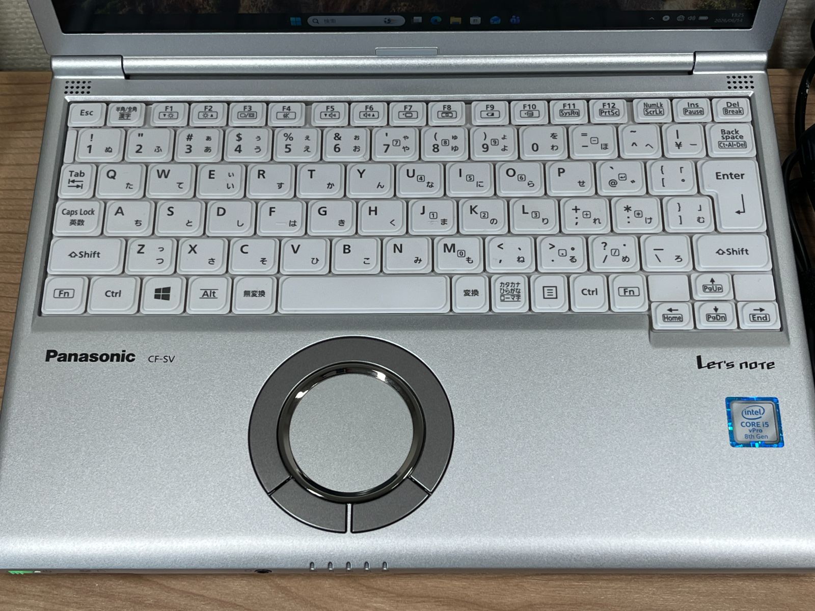 極美品＞ 03267 軽量 Panasonic レッツノート CF-SV8 8GB/SSD256 i5 
