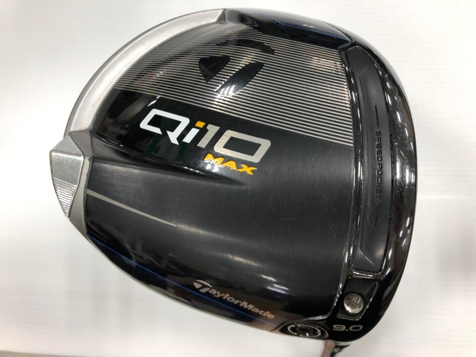 テーラーメイド　Qi10 MAX　9度　Diamana BLUE TM50　Sフレックス　ドライバー　中古　ゴルフドゥ！NEXTグローボ蘇我店【最短即日発送】